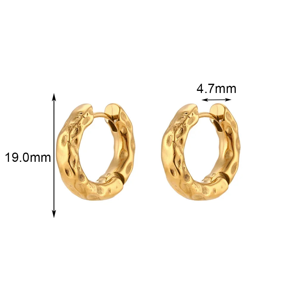 Aretes de Aro Baño de Oro